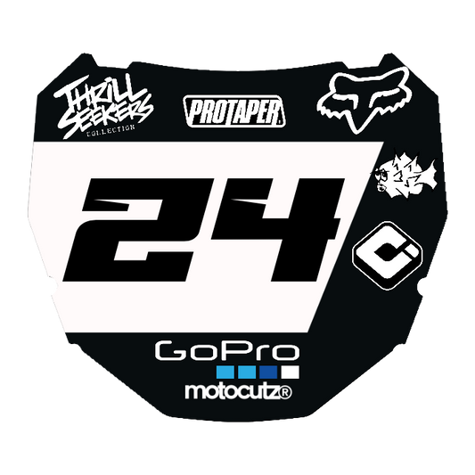 CUSTOM ODI NUMBER PLATE DECAL