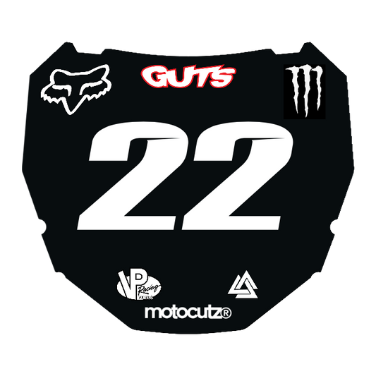 CUSTOM ODI NUMBER PLATE DECAL