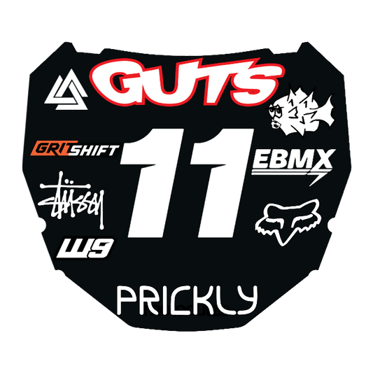 CUSTOM ODI NUMBER PLATE DECAL