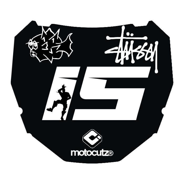 CUSTOM ODI NUMBER PLATE DECAL