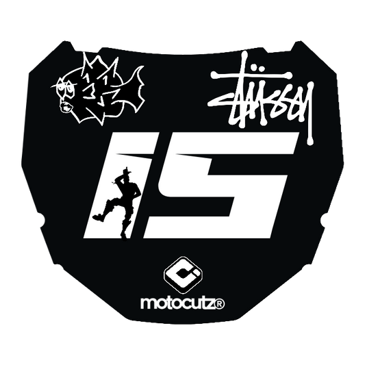 CUSTOM ODI NUMBER PLATE DECAL