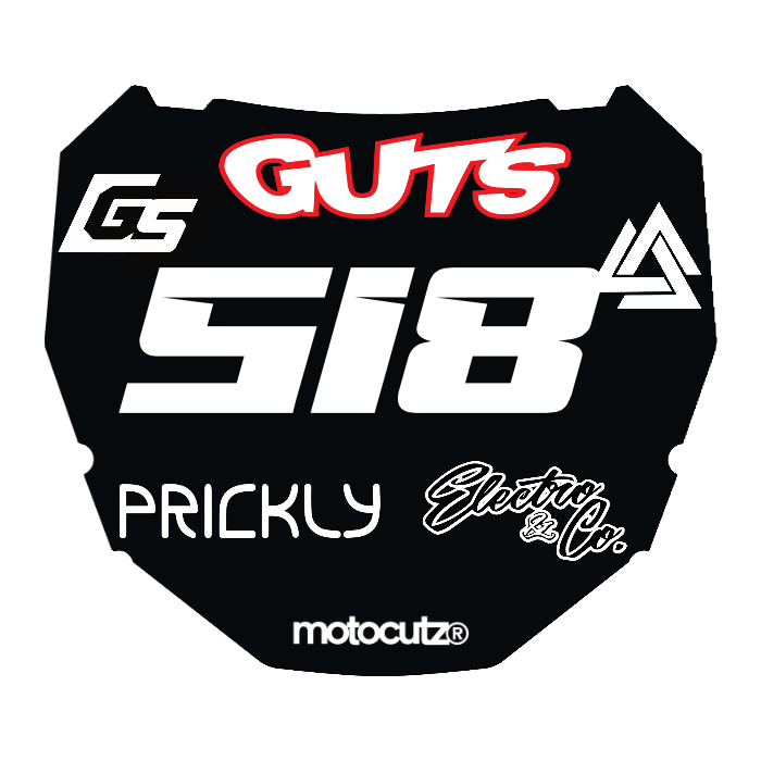 CUSTOM ODI NUMBER PLATE DECAL