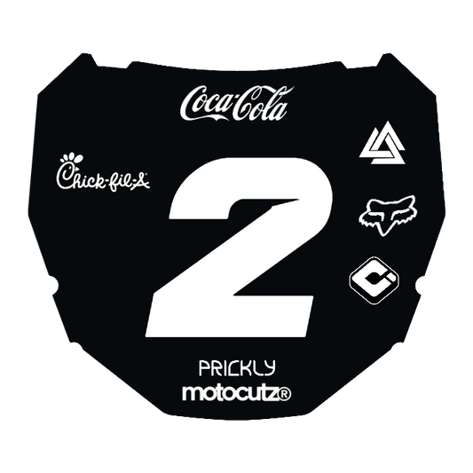 CUSTOM ODI NUMBER PLATE DECAL