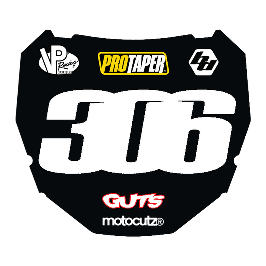 CUSTOM ODI NUMBER PLATE DECAL