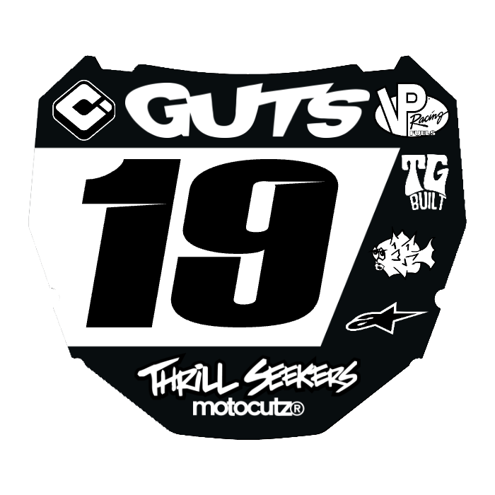 CUSTOM ODI NUMBER PLATE DECAL