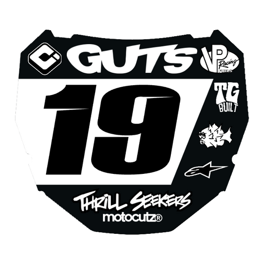 CUSTOM ODI NUMBER PLATE DECAL