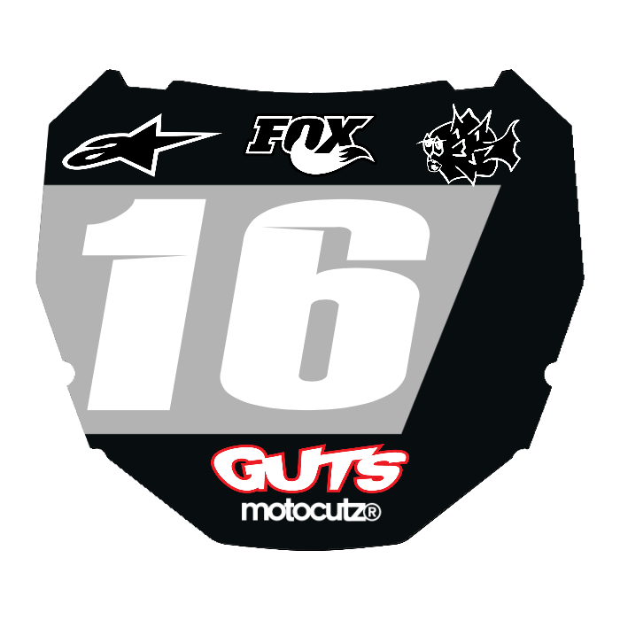 CUSTOM ODI NUMBER PLATE DECAL