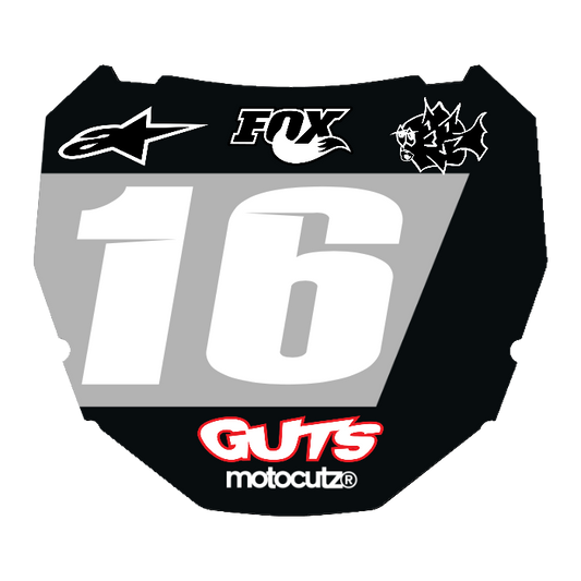 CUSTOM ODI NUMBER PLATE DECAL