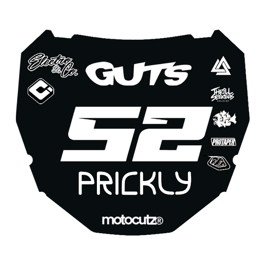 CUSTOM ODI NUMBER PLATE DECAL