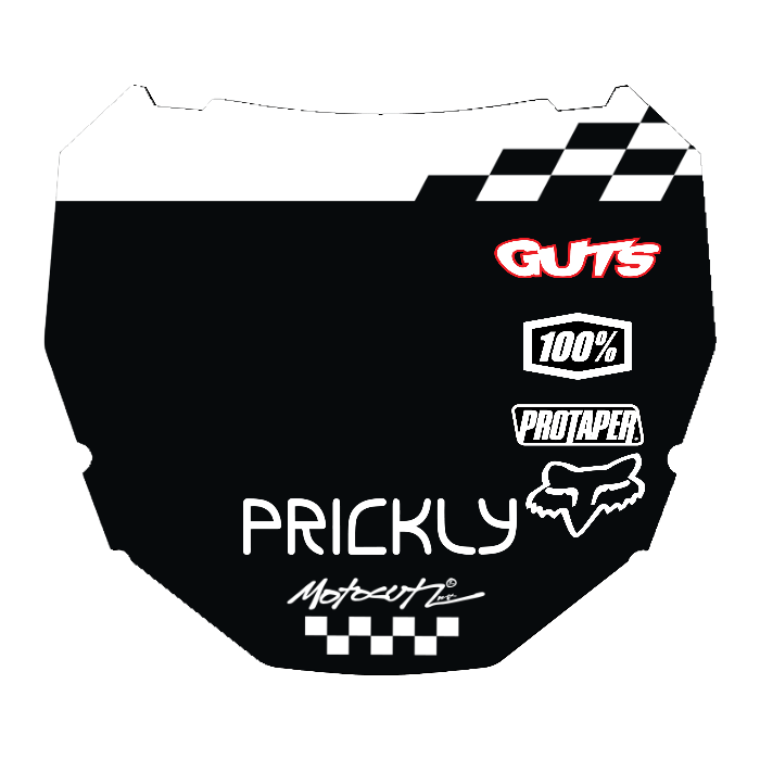 CUSTOM ODI NUMBER PLATE DECAL