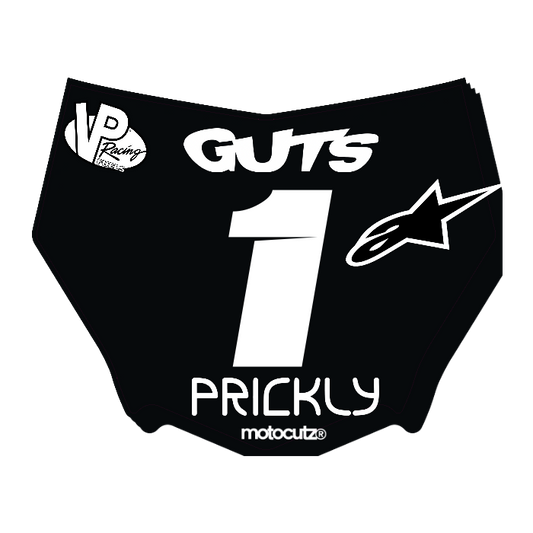 CUSTOM MOTOCUTZ FRONT PLATE DECAL