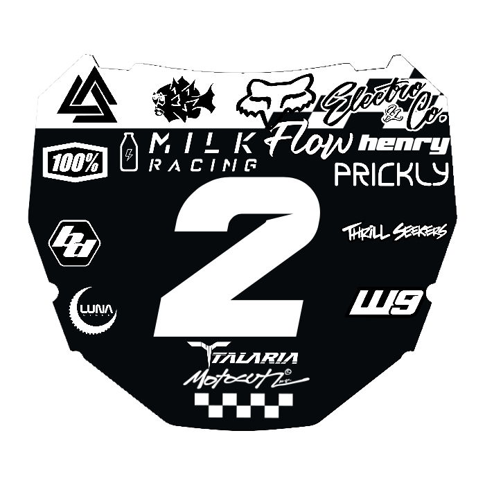CUSTOM ODI NUMBER PLATE DECAL