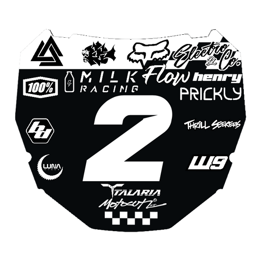 CUSTOM ODI NUMBER PLATE DECAL