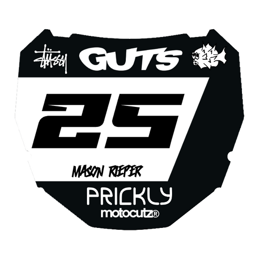 CUSTOM ODI NUMBER PLATE DECAL