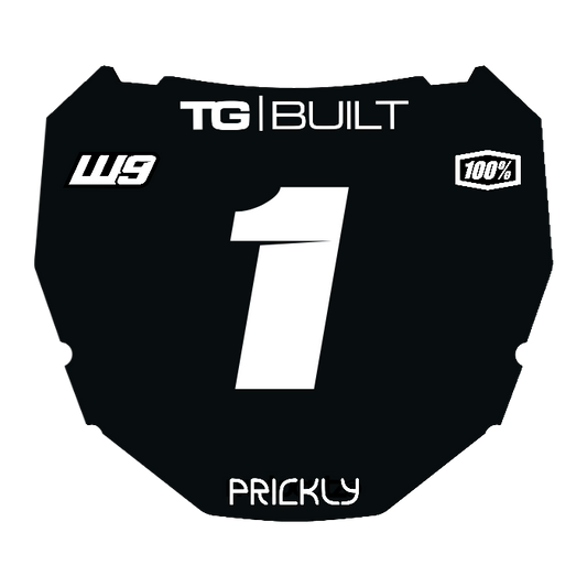 CUSTOM ODI NUMBER PLATE DECAL