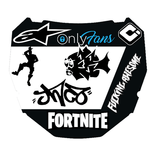 CUSTOM ODI NUMBER PLATE DECAL