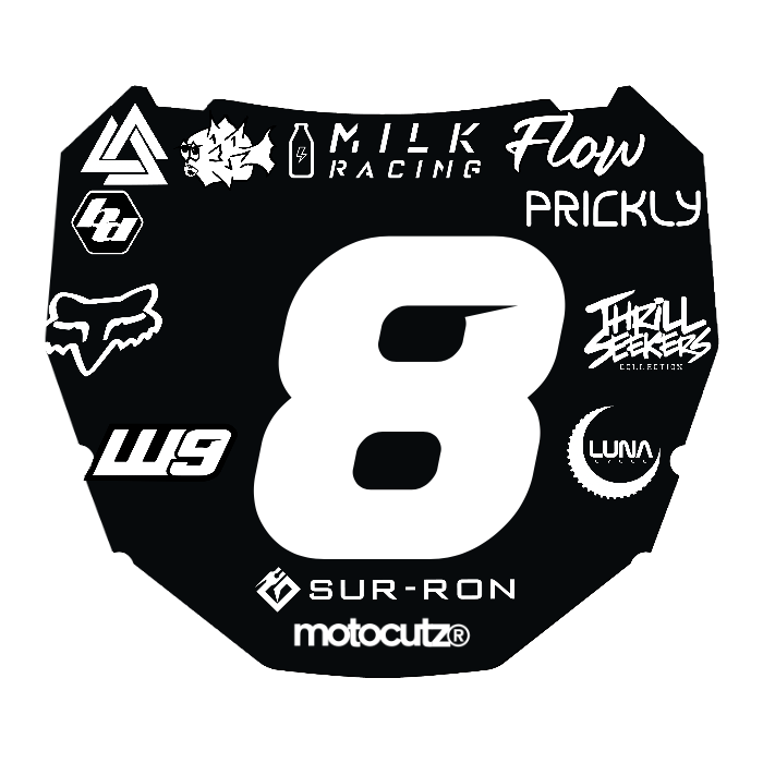 CUSTOM ODI NUMBER PLATE DECAL