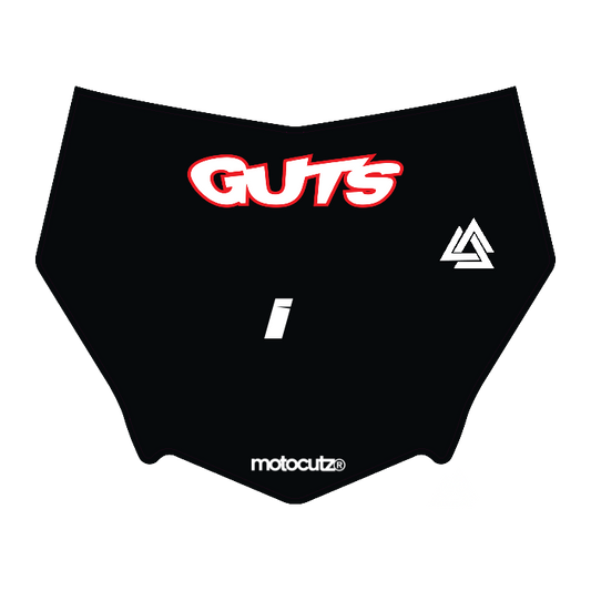 CUSTOM MOTOCUTZ FRONT PLATE DECAL