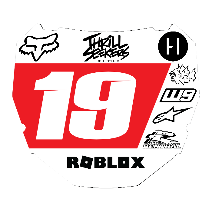 CUSTOM ODI NUMBER PLATE DECAL