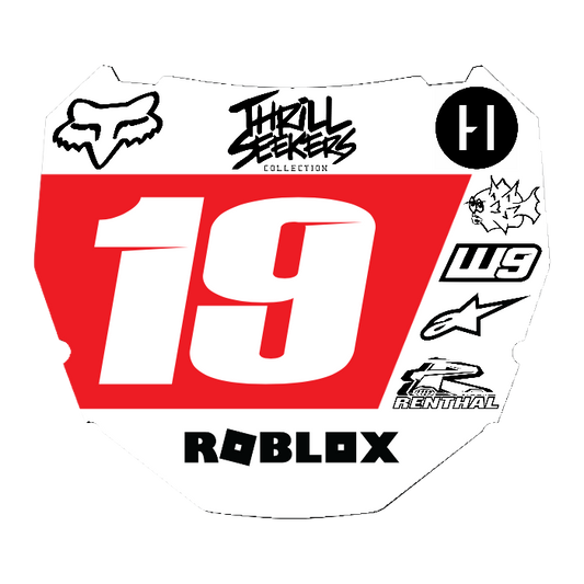 CUSTOM ODI NUMBER PLATE DECAL