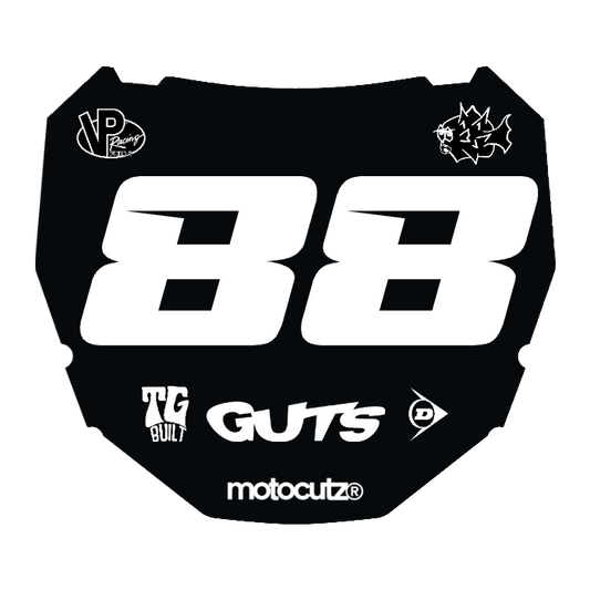 CUSTOM ODI NUMBER PLATE DECAL