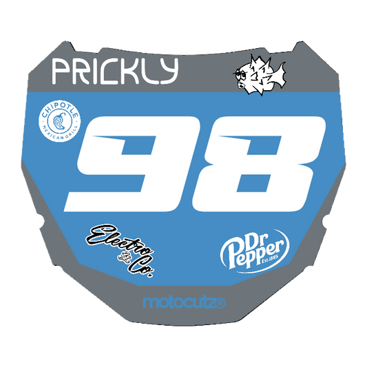 CUSTOM ODI NUMBER PLATE DECAL