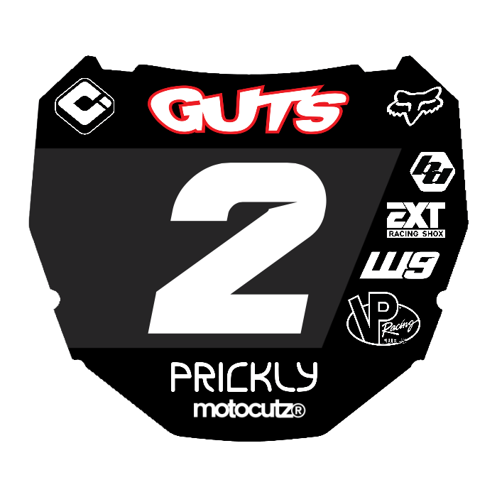 CUSTOM ODI NUMBER PLATE DECAL