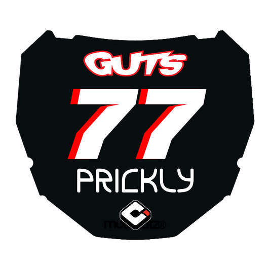 CUSTOM ODI NUMBER PLATE DECAL