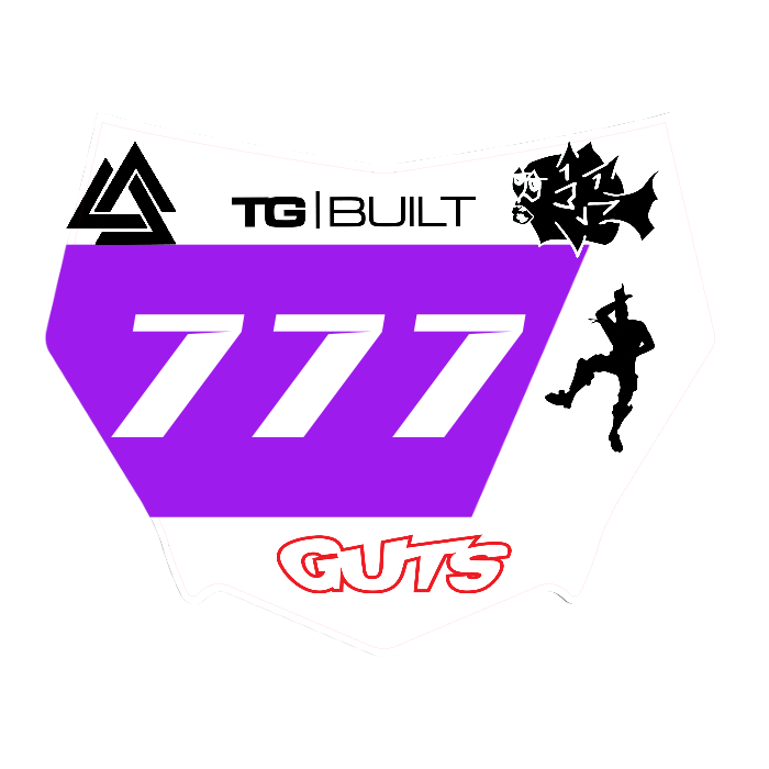 CUSTOM MOTOCUTZ FRONT PLATE DECAL