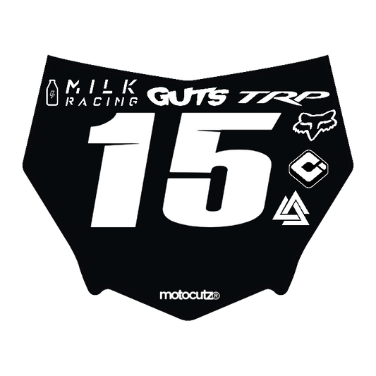 CUSTOM MOTOCUTZ FRONT PLATE DECAL