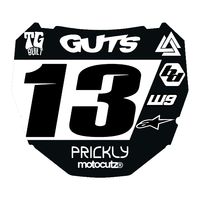 CUSTOM ODI NUMBER PLATE DECAL