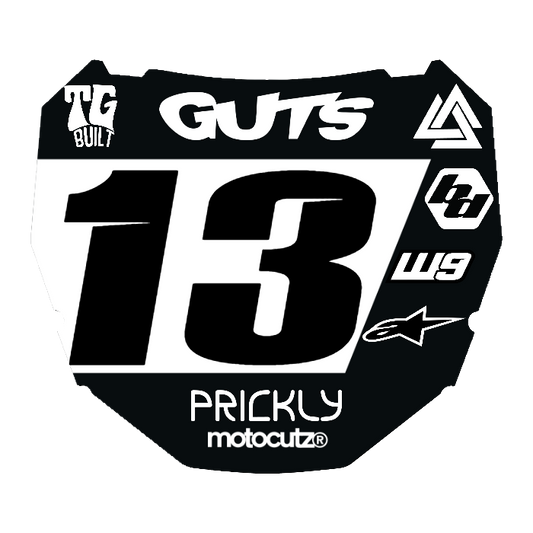 CUSTOM ODI NUMBER PLATE DECAL