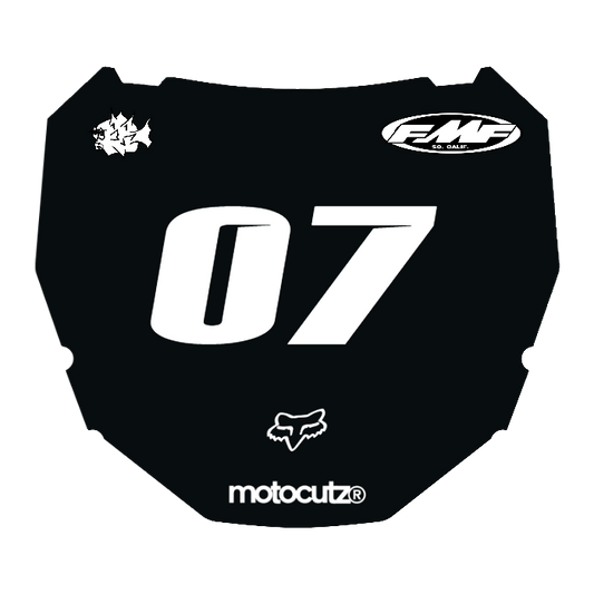 CUSTOM ODI NUMBER PLATE DECAL