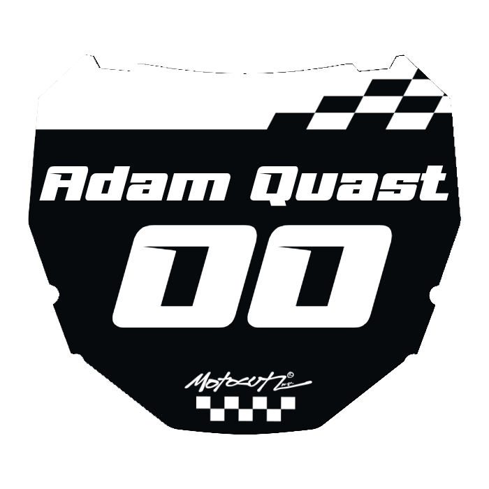 CUSTOM ODI NUMBER PLATE DECAL