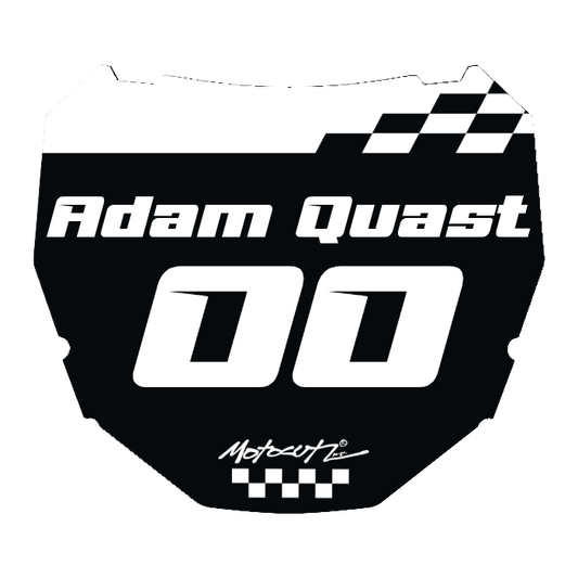 CUSTOM ODI NUMBER PLATE DECAL