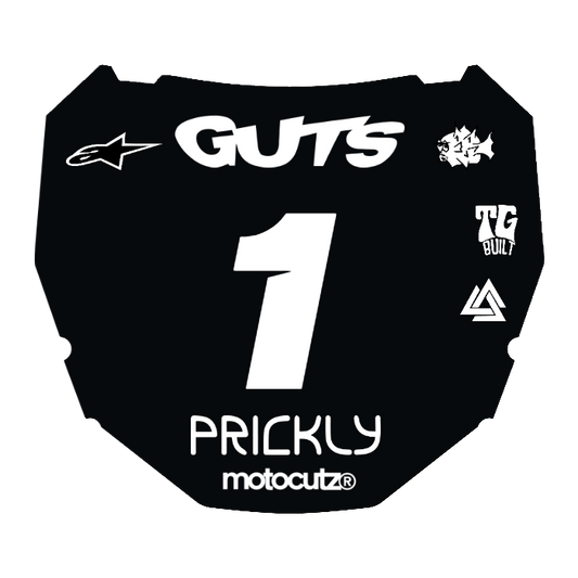 CUSTOM ODI NUMBER PLATE DECAL