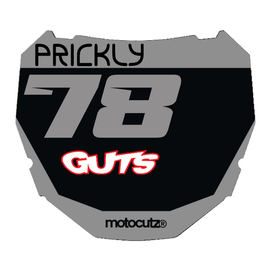 CUSTOM ODI NUMBER PLATE DECAL