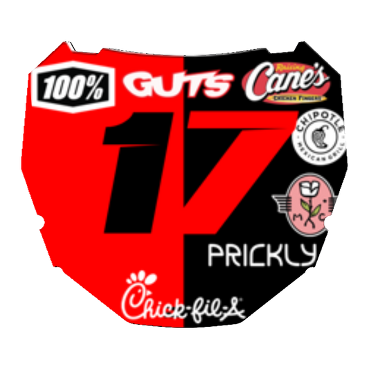 CUSTOM ODI NUMBER PLATE DECAL