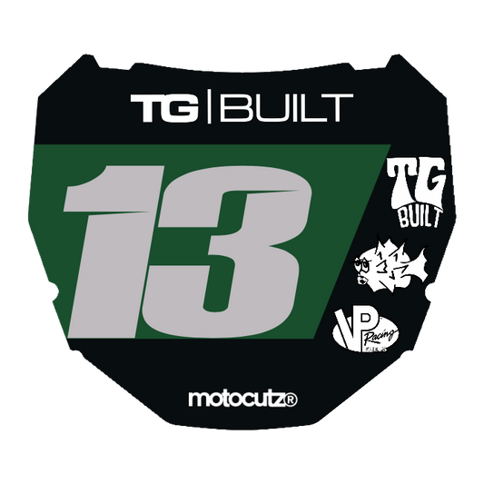 CUSTOM ODI NUMBER PLATE DECAL