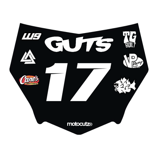 CUSTOM MOTOCUTZ FRONT PLATE DECAL