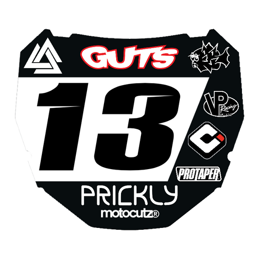 CUSTOM ODI NUMBER PLATE DECAL