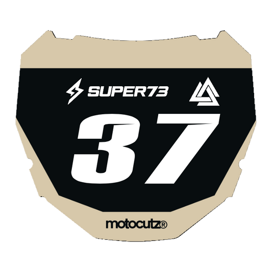 CUSTOM ODI NUMBER PLATE DECAL