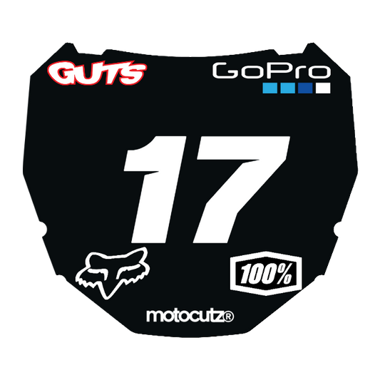 CUSTOM ODI NUMBER PLATE DECAL
