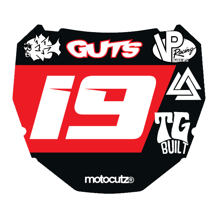 CUSTOM ODI NUMBER PLATE DECAL