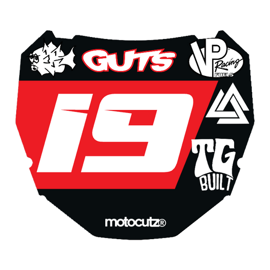 CUSTOM ODI NUMBER PLATE DECAL