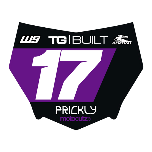 CUSTOM MOTOCUTZ FRONT PLATE DECAL