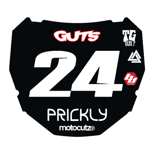 CUSTOM ODI NUMBER PLATE DECAL