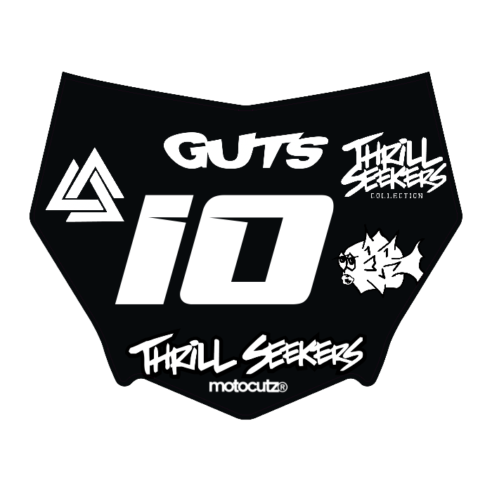 CUSTOM MOTOCUTZ FRONT PLATE DECAL