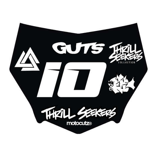 CUSTOM MOTOCUTZ FRONT PLATE DECAL