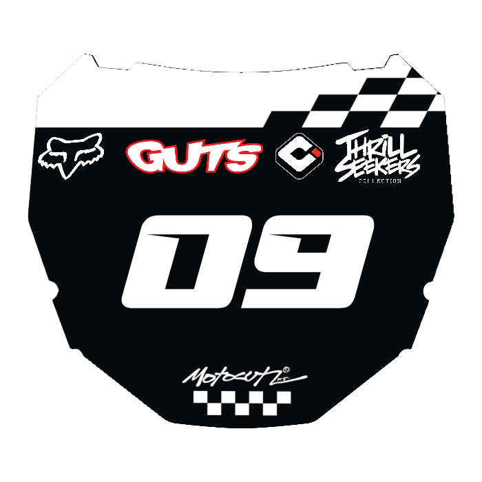 CUSTOM ODI NUMBER PLATE DECAL